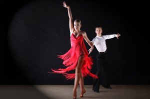 Latin and Ballroom Dance Photo 2013 of a young couple performing