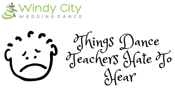 Image used on Blog titled Things Your Dance Teacher Hate To Hear